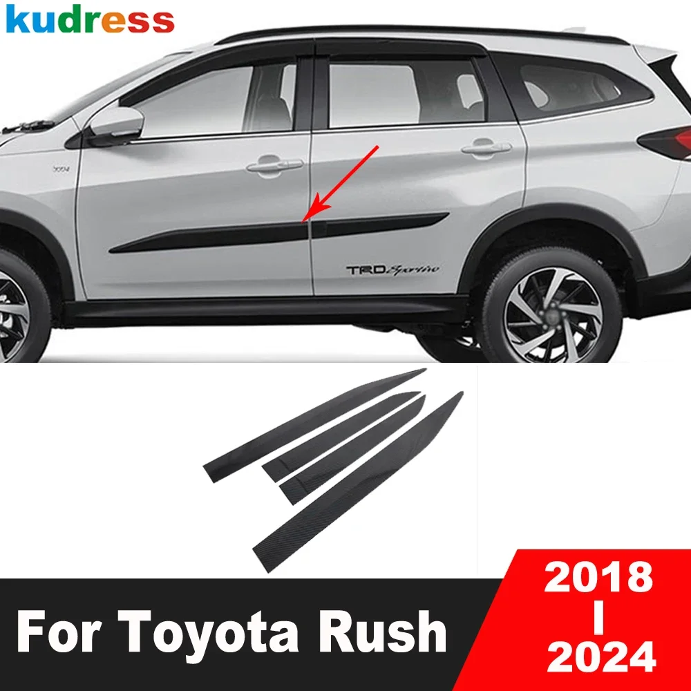 Side Door Body Trim For Toyota Rush 2018-2020 2021 2022 2023 2024 Carbon Fiber Car Door Panel Steamer Molding Strip Accessories
Side Door Body Trim For Toyota Rush 2018-2020 2021 2022 2023 2024 Carbon Fiber Car Door Panel Steamer Molding Strip Accessories