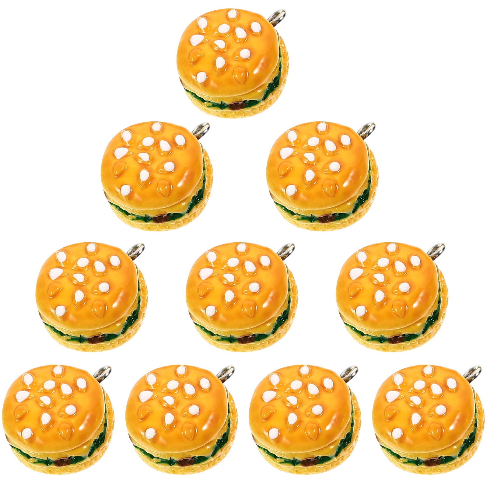 10 Pcs Hamburger Pendant Cute Charms DIY Material Crafts Making Hamburgers Necklace Jewelry Resin Student
10 Pcs Hamburger Pendant Cute Charms DIY Material Crafts Making Hamburgers Necklace Jewelry Resin Student