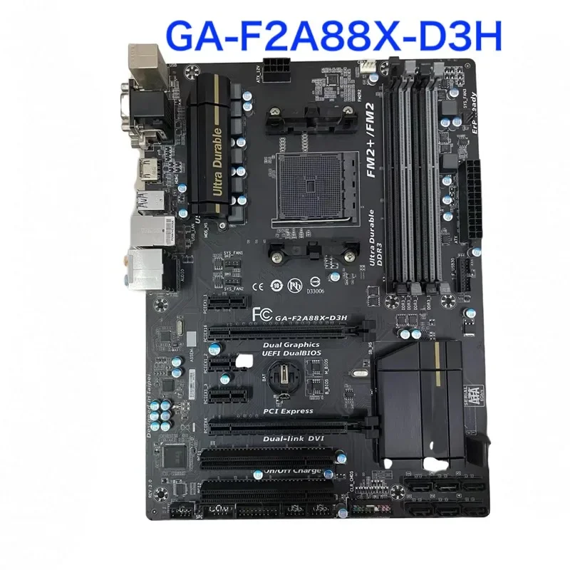 For Gigabyte GA-F2A88X-D3H Motherboard Socket FM2/FM2+ 64GB DDR3 ATX Mainboard 100% Tested OK Fully Work Free Shipping
For Gigabyte GA-F2A88X-D3H Motherboard Socket FM2/FM2+ 64GB DDR3 ATX Mainboard 100% Tested OK Fully Work Free Shipping