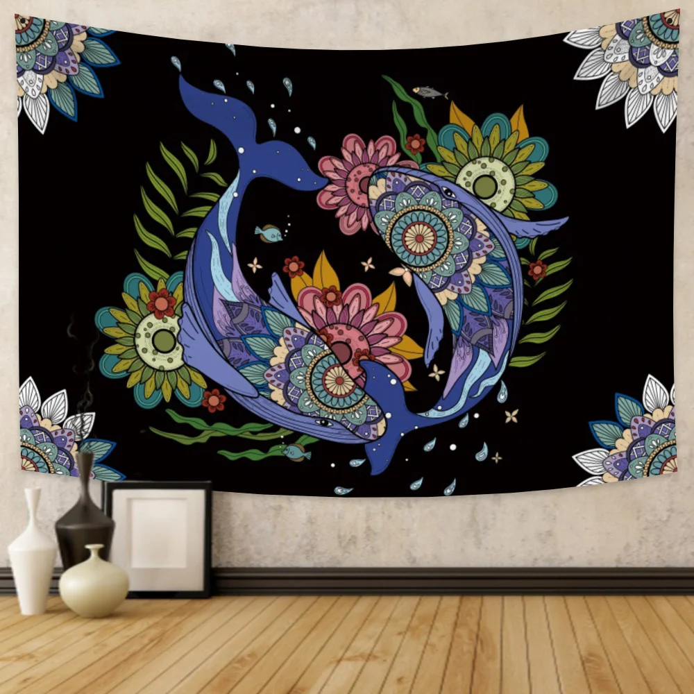 Psychedelic Fish Background Mandala Tapestry Wall Hanging Hippie Trippy Tapestry Art for Bedroom Living Room Dorm Home Decor
Psychedelic Fish Background Mandala Tapestry Wall Hanging Hippie Trippy Tapestry Art for Bedroom Living Room Dorm Home Decor