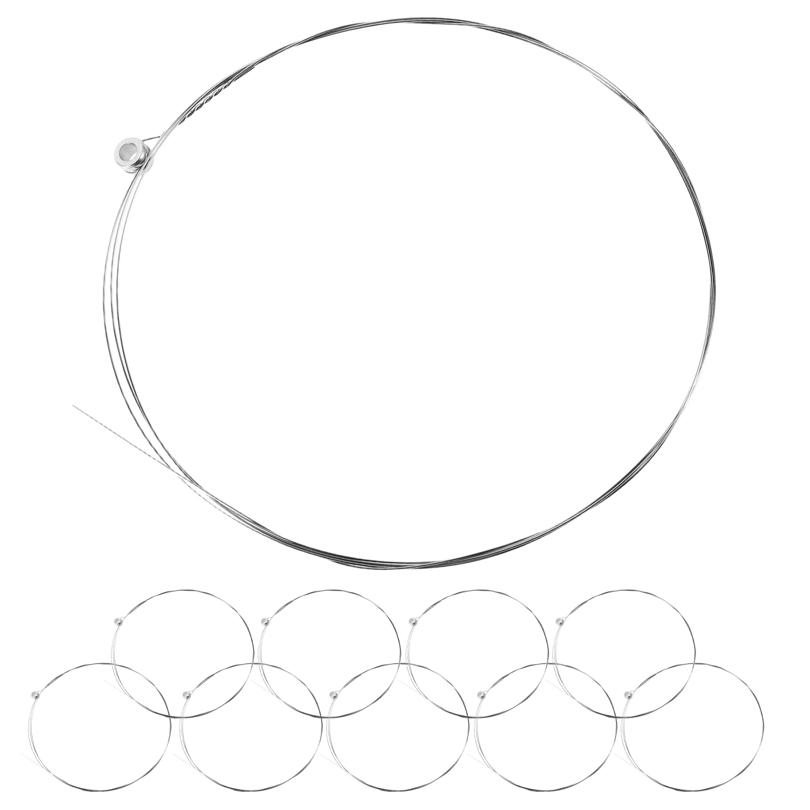 10pcs Guitar Replacement Steel Strings Durable Stainless Acoustic Electric Folk Long Lifespan Easy Install Music Instrument
10pcs Guitar Replacement Steel Strings Durable Stainless Acoustic Electric Folk Long Lifespan Easy Install Music Instrument