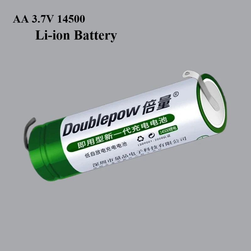 14500 3.7V 800mAh Rechargeable Batteries AA Battery with Welding Tabs for Braun Philips Electric Toothbrush Shaver Razor
14500 3.7V 800mAh Rechargeable Batteries AA Battery with Welding Tabs for Braun Philips Electric Toothbrush Shaver Razor