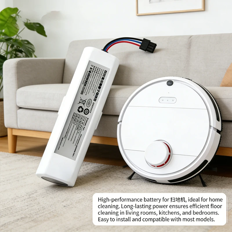 2026-4S1P-MMBK 14.4V 4000mAh For Vacuum Mop 2C XMSTJQR2C/Xiaomi Trover Robot LDS Vacuum Mop Finder RLS3 Vacuum Cleaner Battery
2026-4S1P-MMBK 14.4V 4000mAh For Vacuum Mop 2C XMSTJQR2C/Xiaomi Trover Robot LDS Vacuum Mop Finder RLS3 Vacuum Cleaner Battery