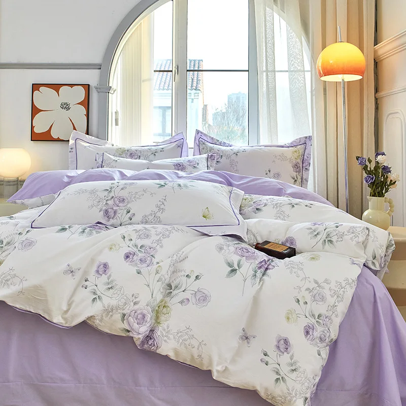 Customizable 2025 spring and summer new product platinum cotton printing 1.5/1 four-piece set on the bed
Customizable 2025 spring and summer new product platinum cotton printing 1.5/1 four-piece set on the bed