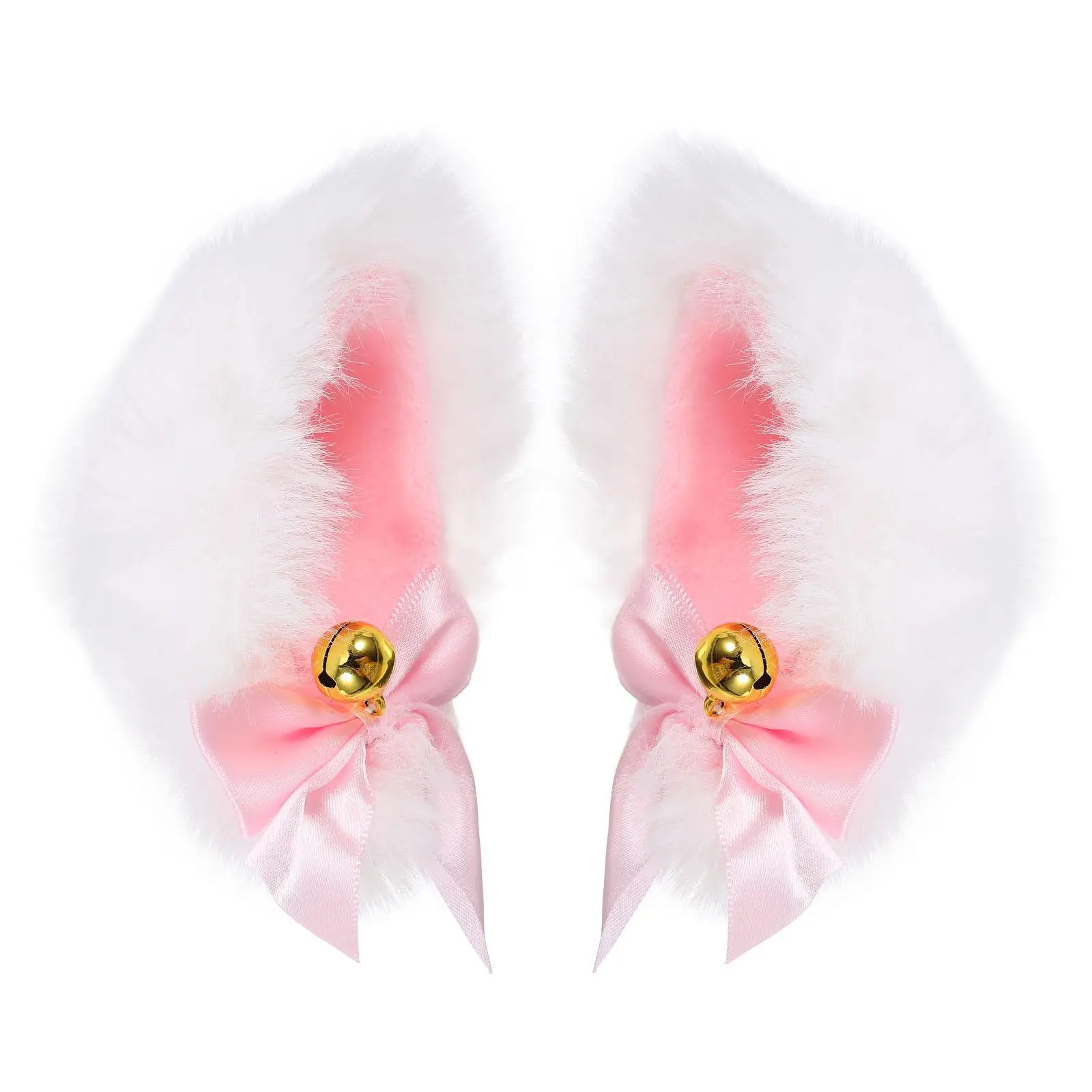 1 Pair Cat Ear Hairpin Bow Clips Cosplay Headwear White Pink Soft Rabbit Hairstyle Accessories Halloween Party Photoshoot
1 Pair Cat Ear Hairpin Bow Clips Cosplay Headwear White Pink Soft Rabbit Hairstyle Accessories Halloween Party Photoshoot