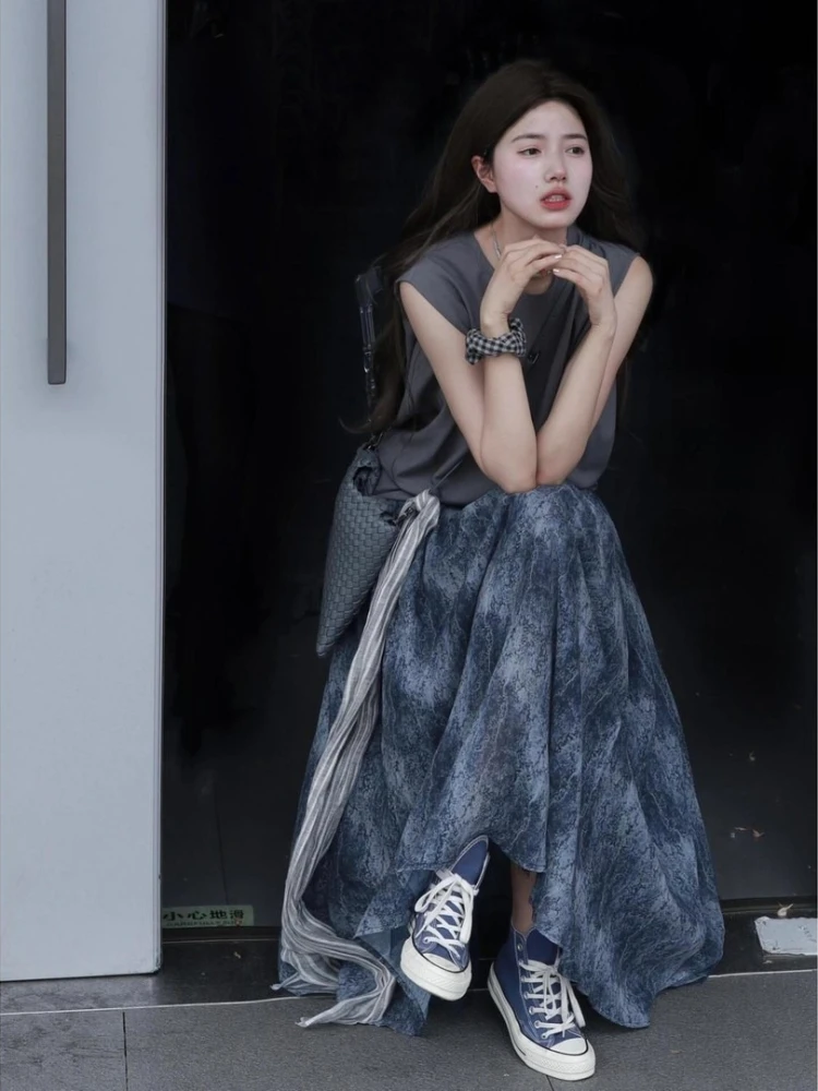 2025 Girls Summer Blouse Women Shirt Set Short Sleeves Tops High Waist Bud Silk Lace Embroidery A Line Skirts Two Piece Suits
2025 Girls Summer Blouse Women Shirt Set Short Sleeves Tops High Waist Bud Silk Lace Embroidery A Line Skirts Two Piece Suits