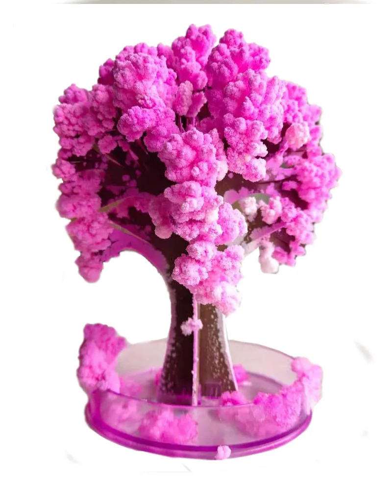 1 PCS Magical Paper Sakura Crystal Trees Magic Grow Tree Japan Desktop Cherry Blossom Stress Relief Toys Christmas Science Toy
1 PCS Magical Paper Sakura Crystal Trees Magic Grow Tree Japan Desktop Cherry Blossom Stress Relief Toys Christmas Science Toy