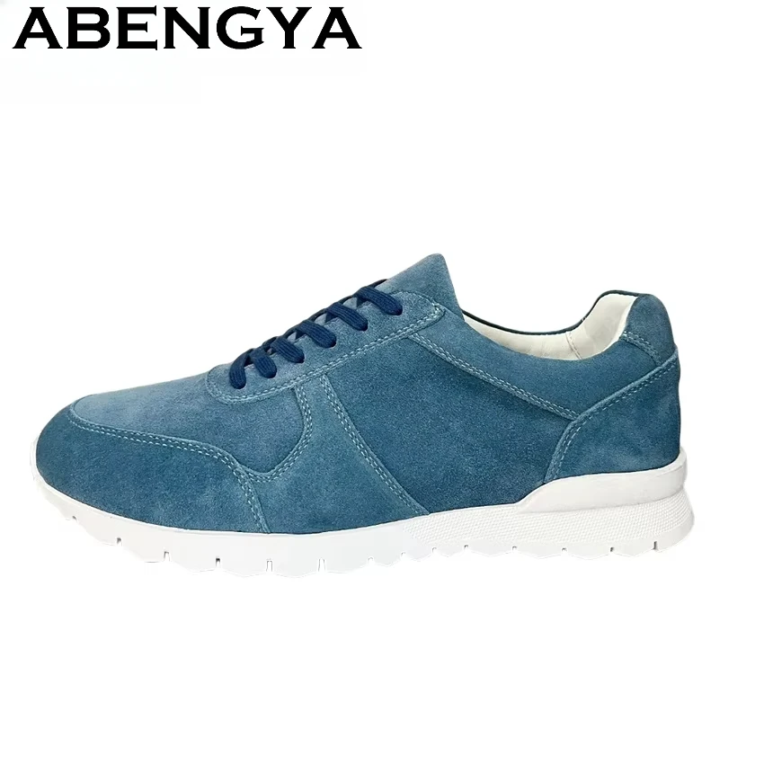 2024 Autumn Suede Leather Lace Up Casual Sneakers Men Round Toe Thick Sole Flat Shoes Male Comfort Walk Trainers Shoes Hombres
2024 Autumn Suede Leather Lace Up Casual Sneakers Men Round Toe Thick Sole Flat Shoes Male Comfort Walk Trainers Shoes Hombres