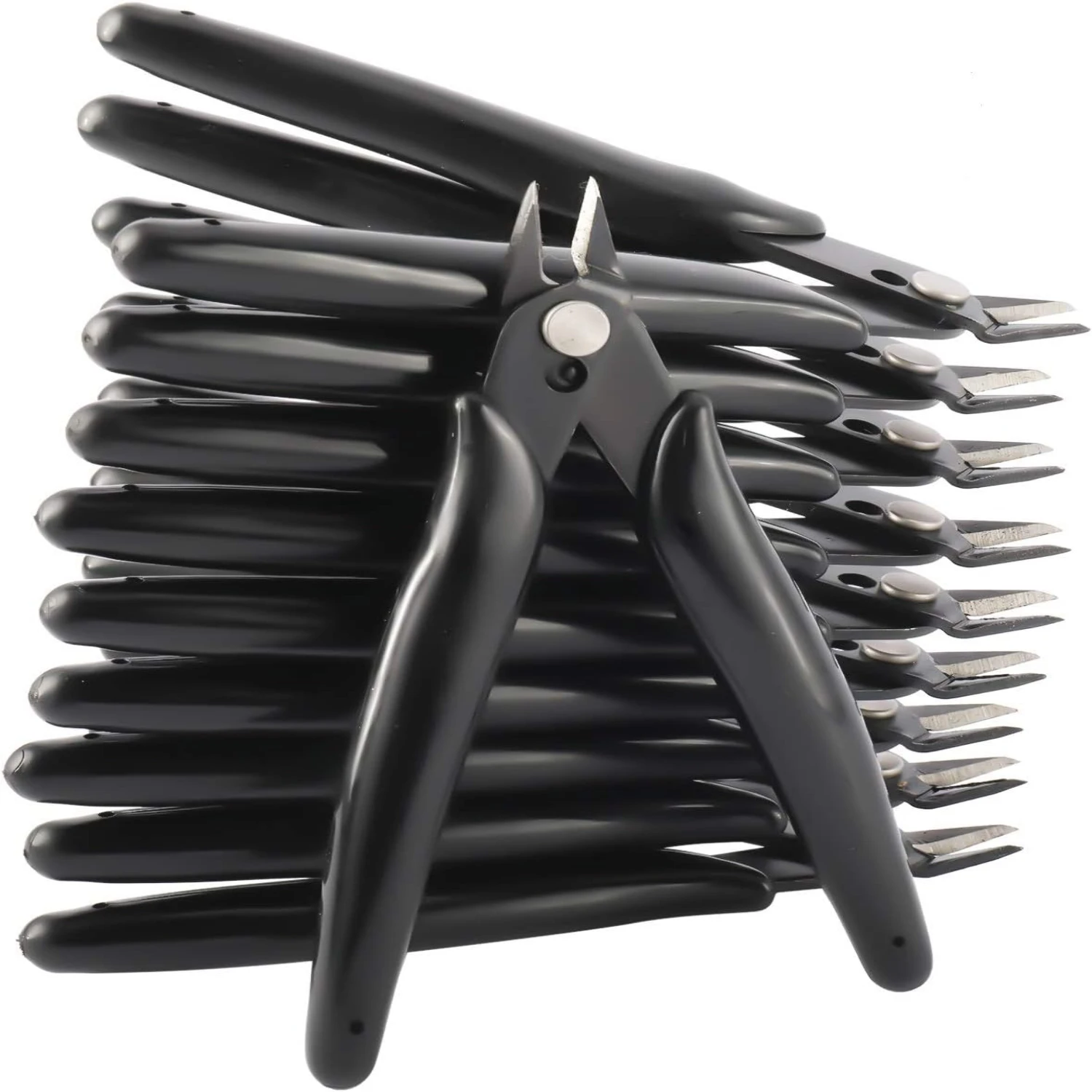 High-Quality and Durable 10 Pack of Black Diagonal Cutting Pliers with Reliable Wire Cutters - Ideal for Precision Electronic, M
High-Quality and Durable 10 Pack of Black Diagonal Cutting Pliers with Reliable Wire Cutters - Ideal for Precision Electronic, M