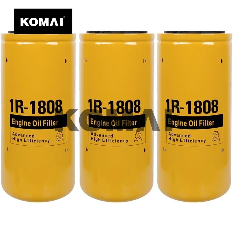 KOMAI 3 шт. 1R1808 масляный фильтр для масляного фильтра CAT 1R-1808 3406B 3408 3412C 3412 3306B замена экскаватора 275-2604
KOMAI 3 шт. 1R1808 масляный фильтр для масляного фильтра CAT 1R-1808 3406B 3408 3412C 3412 3306B замена экскаватора 275-2604