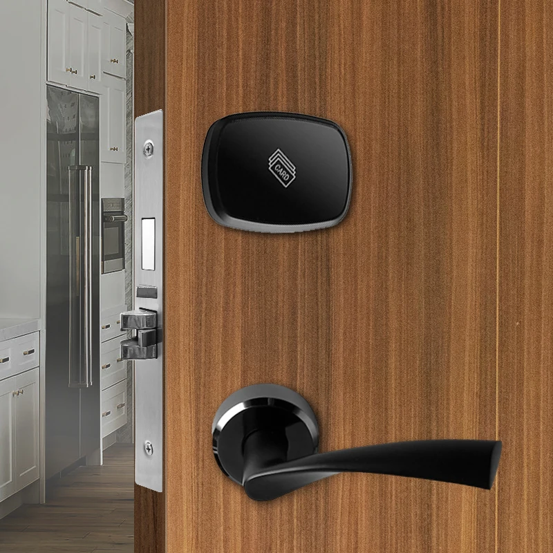 Keyless Split Lock Key Card Smart Hotel Door Lock With Single Latch for Digital Hotel Lock Software System
Keyless Split Lock Key Card Smart Hotel Door Lock With Single Latch for Digital Hotel Lock Software System