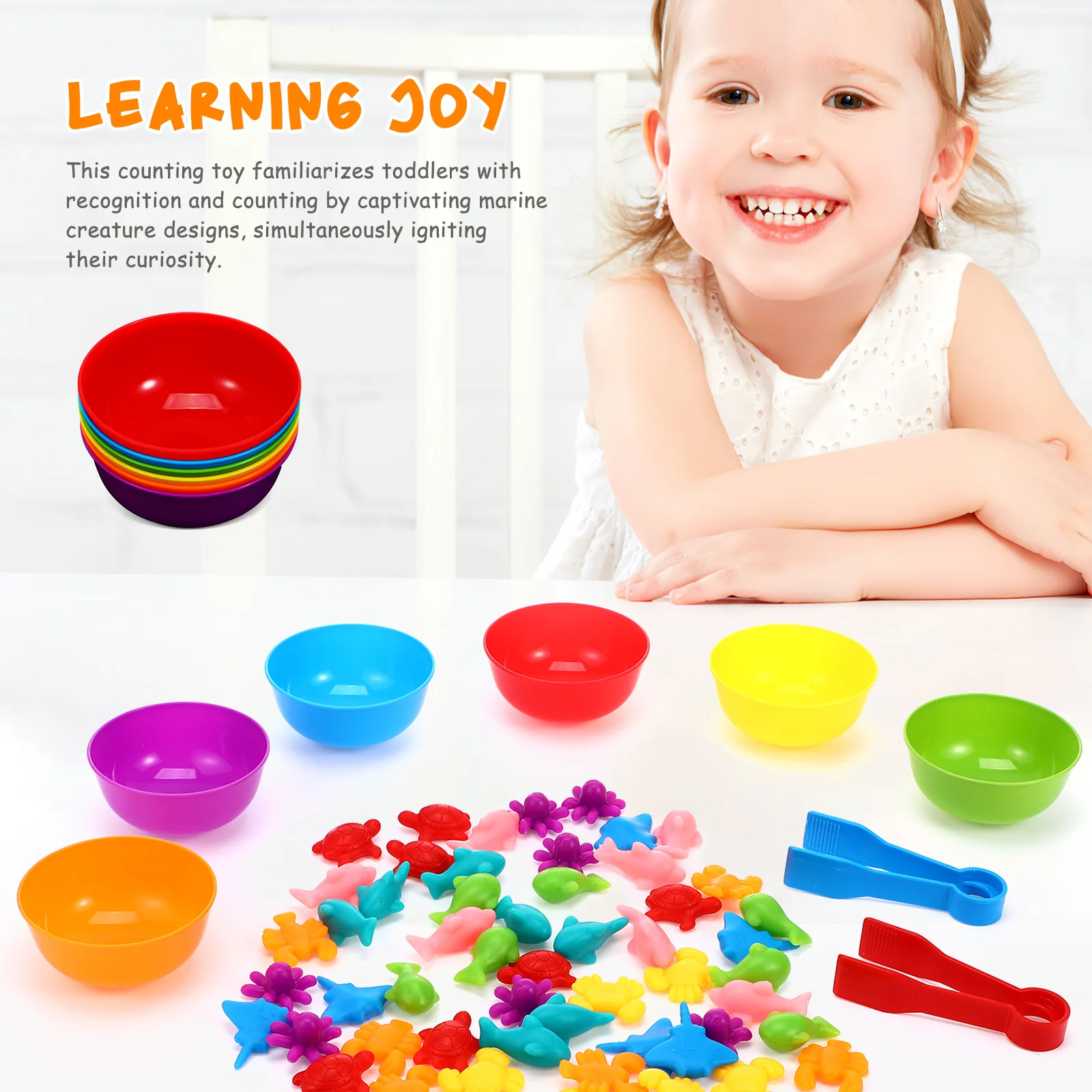 Montessori Marine Animal Toys Color Classification Matching Games Sorting Bowls Sensory Learning Toddler Educational Play
Montessori Marine Animal Toys Color Classification Matching Games Sorting Bowls Sensory Learning Toddler Educational Play