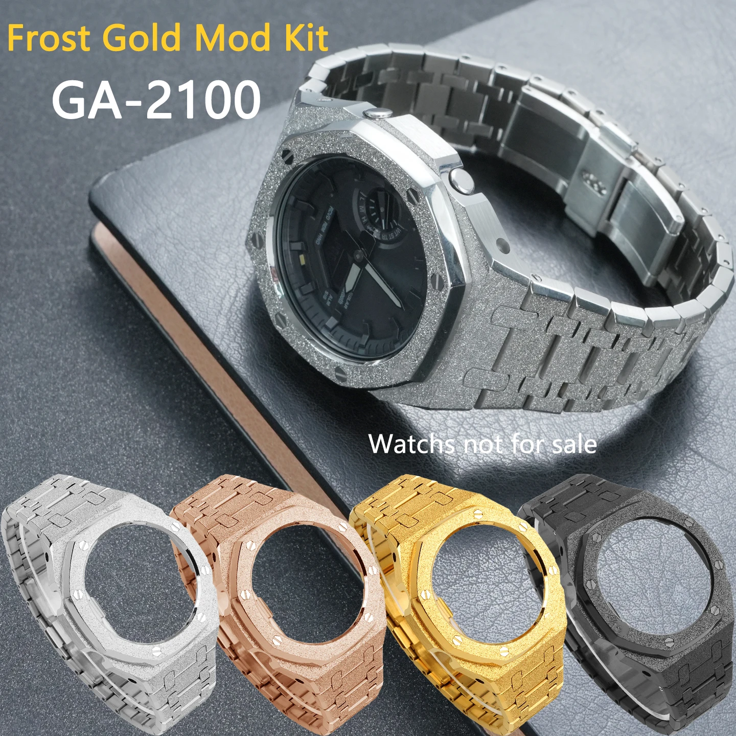 Casioak Mod Kit GA2100 GA2110 Modified Metal Bezel Bracelet GM-2100 GBM2100 Stainless Steel Band Upgrade case Watch Accessories
Casioak Mod Kit GA2100 GA2110 Modified Metal Bezel Bracelet GM-2100 GBM2100 Stainless Steel Band Upgrade case Watch Accessories