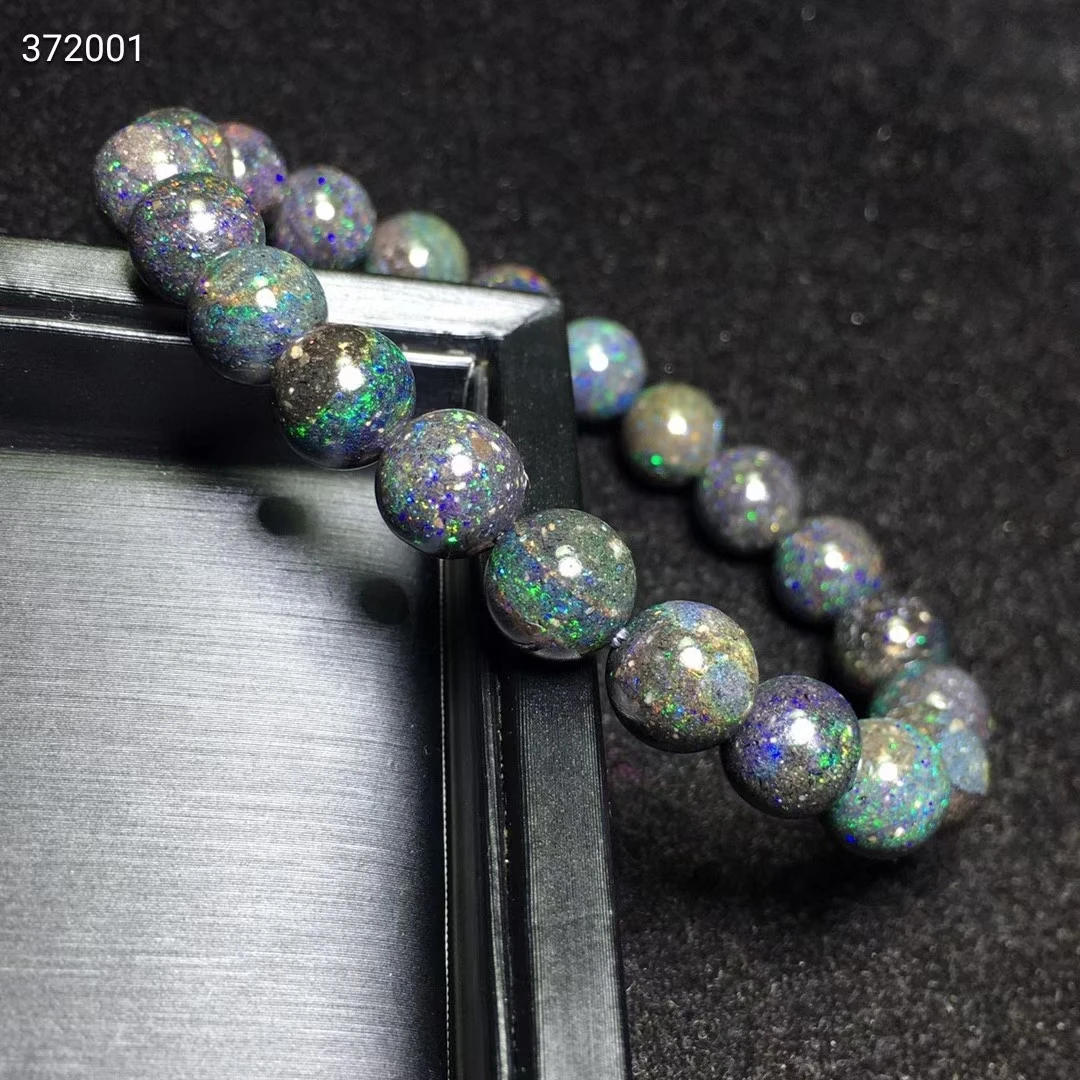 Natural Black Opal Bracelet Round Beads Colorful Opal 9.2mm Flash Light Gemstone Stretch Women Men Jewelry AAAAA
Natural Black Opal Bracelet Round Beads Colorful Opal 9.2mm Flash Light Gemstone Stretch Women Men Jewelry AAAAA