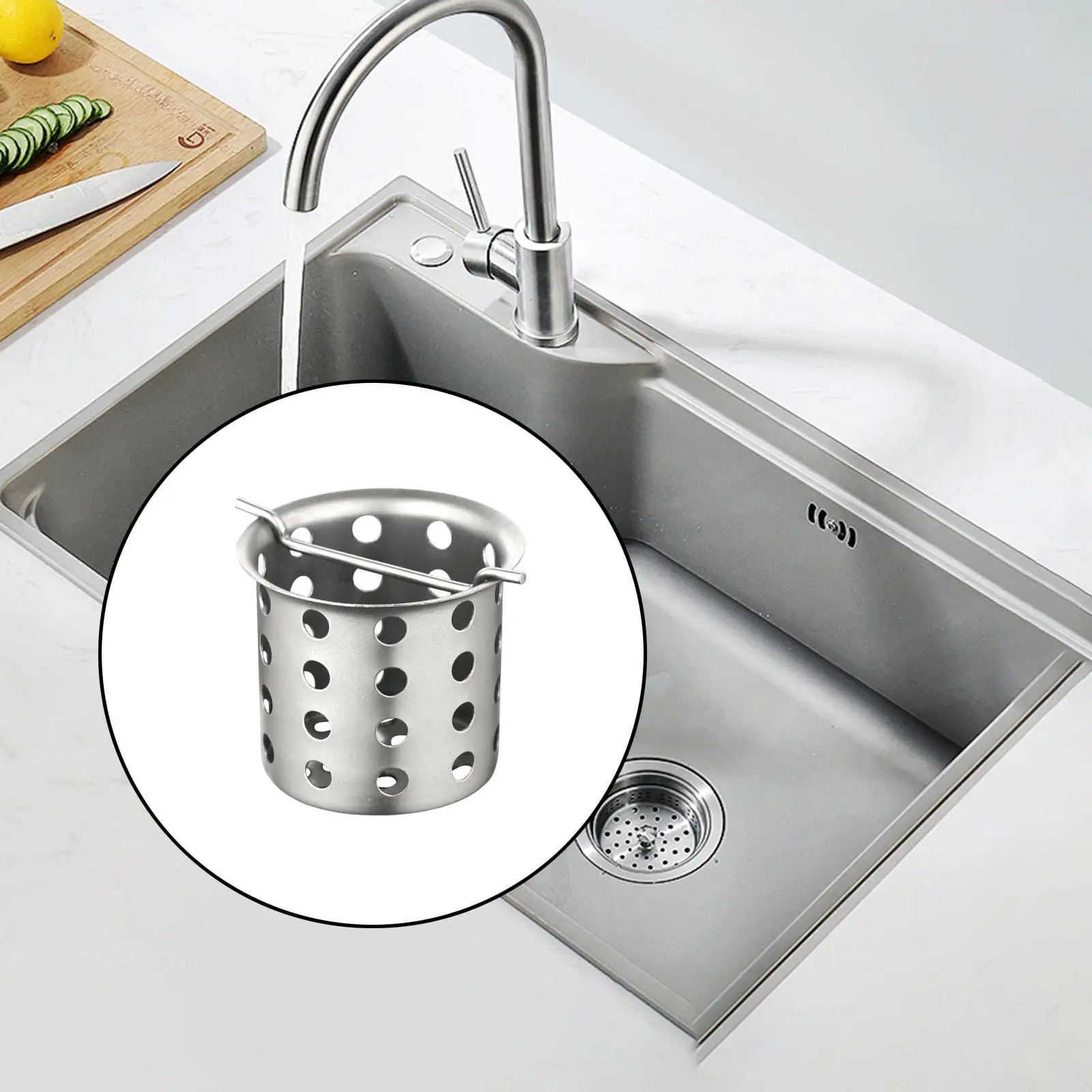 Сливная корзина для кухонной раковины, современный антизасоряющийся внешний диаметр 1,89 дюйма, ловушка для пищевых отходов для ресторана, дома, отеля
Сливная корзина для кухонной раковины, современный антизасоряющийся внешний диаметр 1,89 дюйма, ловушка для пищевых отходов для ресторана, дома, отеля