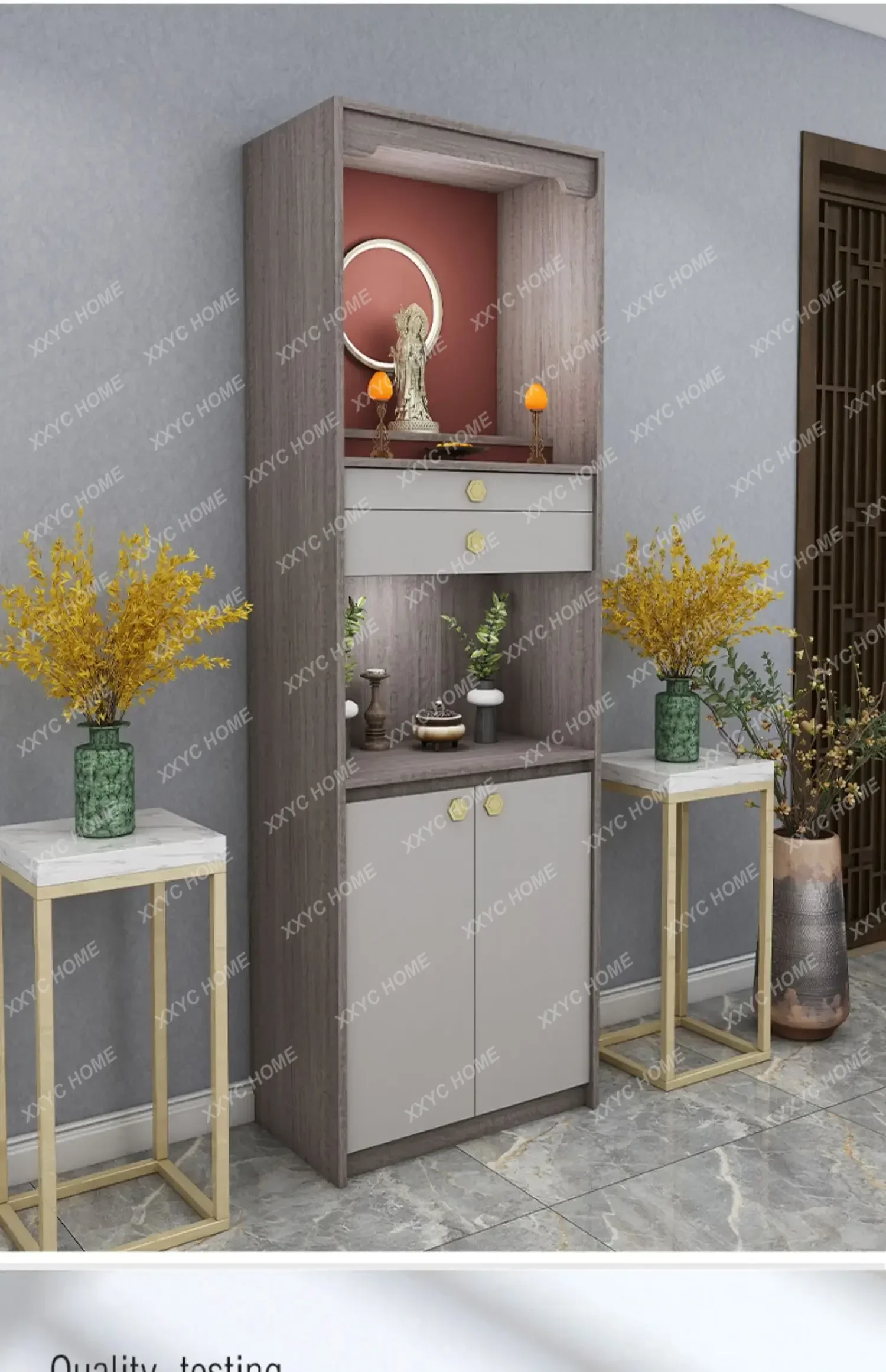 Buddha Niche Modern Clothes Closet Altar Home Altar Cabinet Guanyin with Door Buddha Cabinet Light Luxury
Buddha Niche Modern Clothes Closet Altar Home Altar Cabinet Guanyin with Door Buddha Cabinet Light Luxury