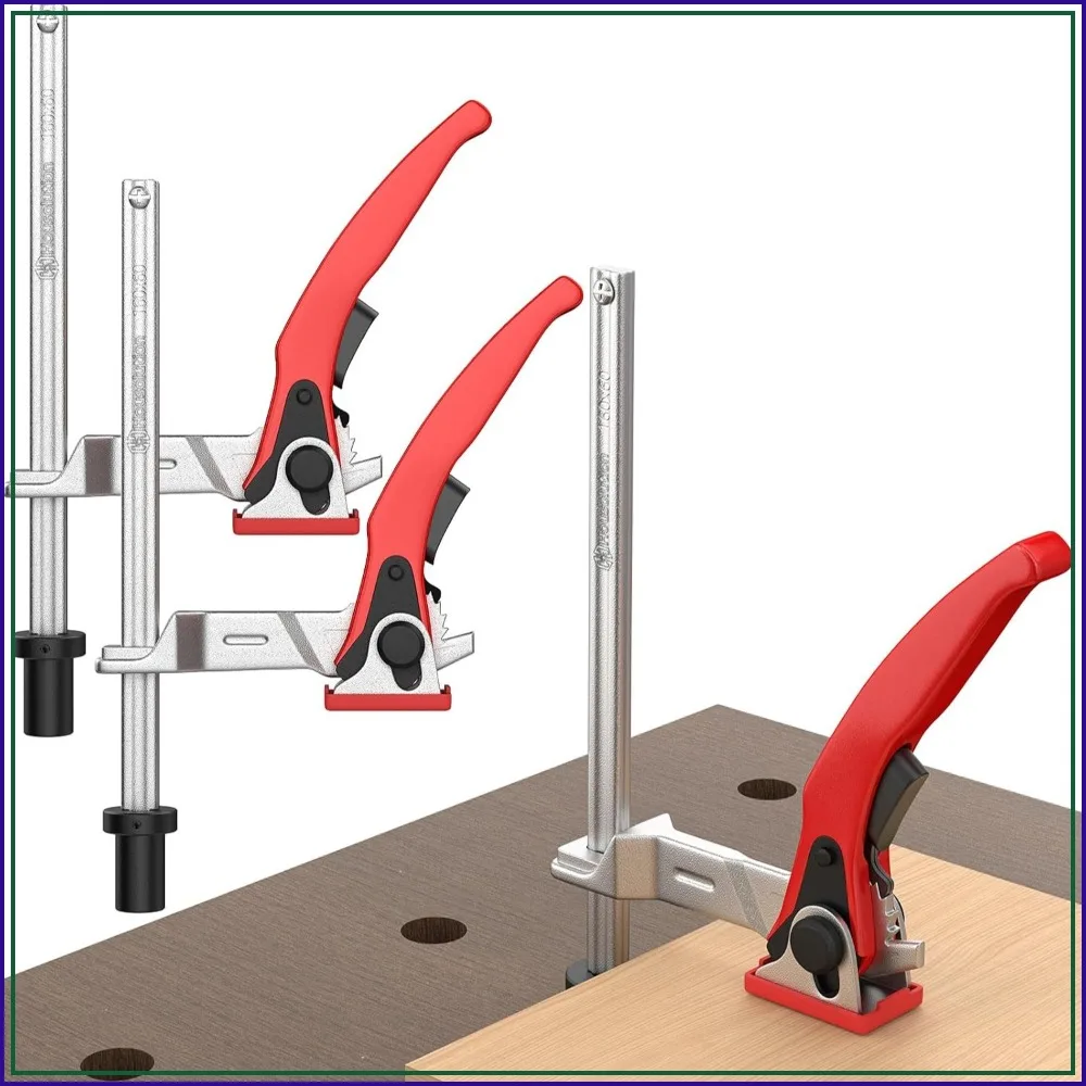 3/4 Inch Bench Dog Clamp for MFT Workbench, Quick Fixed Hold Down Clamp for Woodworking, 2 Pack
3/4 Inch Bench Dog Clamp for MFT Workbench, Quick Fixed Hold Down Clamp for Woodworking, 2 Pack