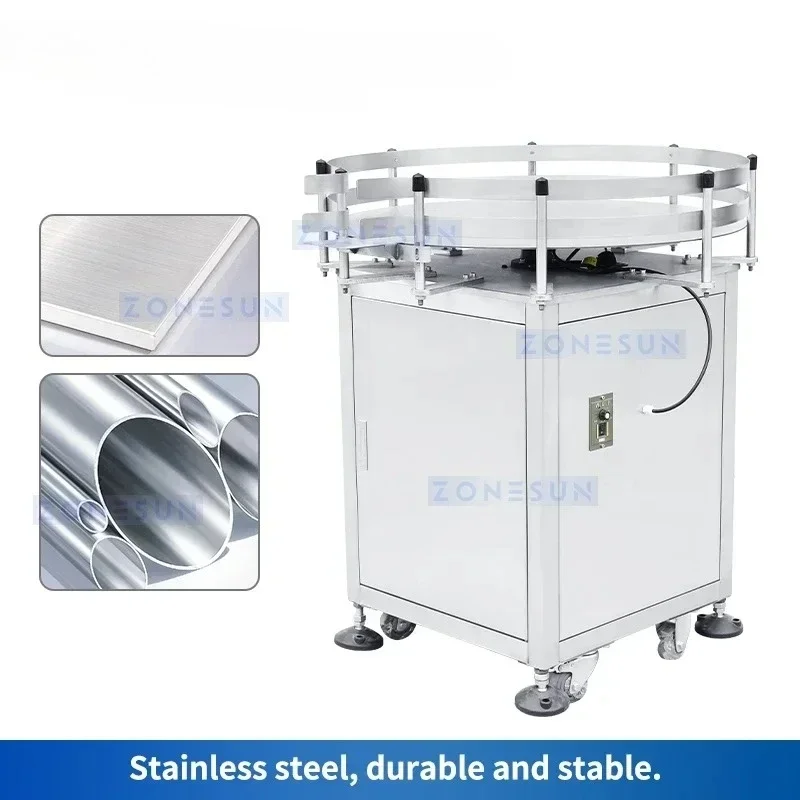 ZONESUN ZS-SP1000 Automatic round Rotating Bottle Collecting Machine Sorting Turntable Unscramble for Beverage Industry
ZONESUN ZS-SP1000 Automatic round Rotating Bottle Collecting Machine Sorting Turntable Unscramble for Beverage Industry