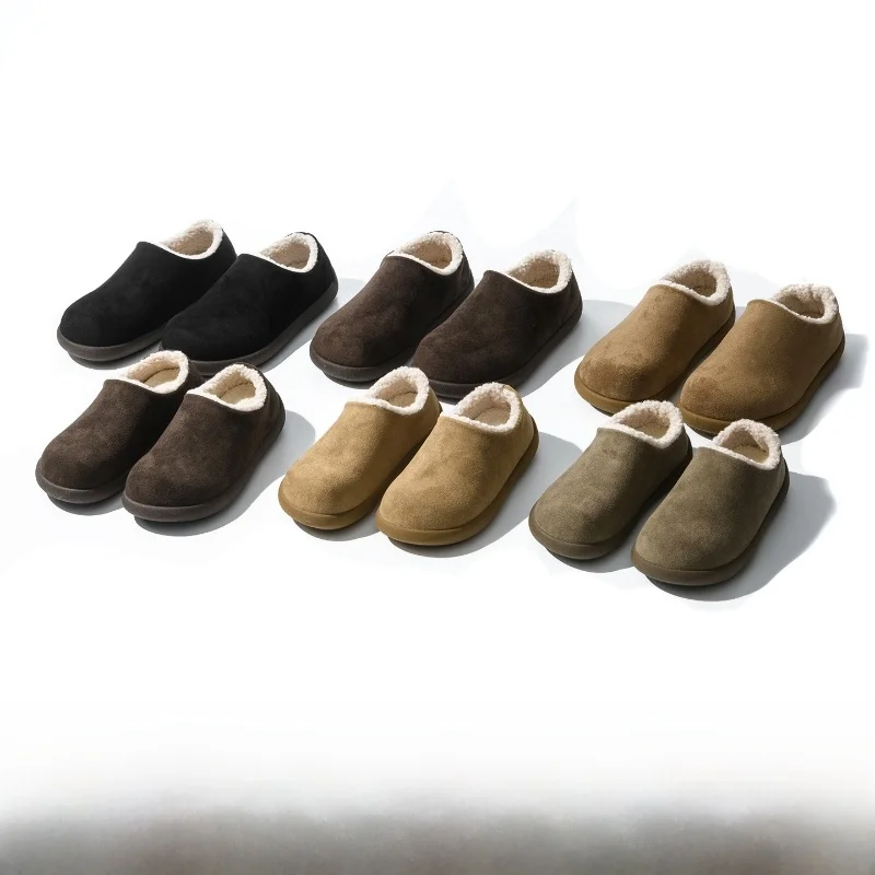 Couple's Shoes Faux Sheepskin Lined Anti-Slip Rubber Bottom Warm Snow Shoes Retro Style round Toe Low Heel
Couple's Shoes Faux Sheepskin Lined Anti-Slip Rubber Bottom Warm Snow Shoes Retro Style round Toe Low Heel