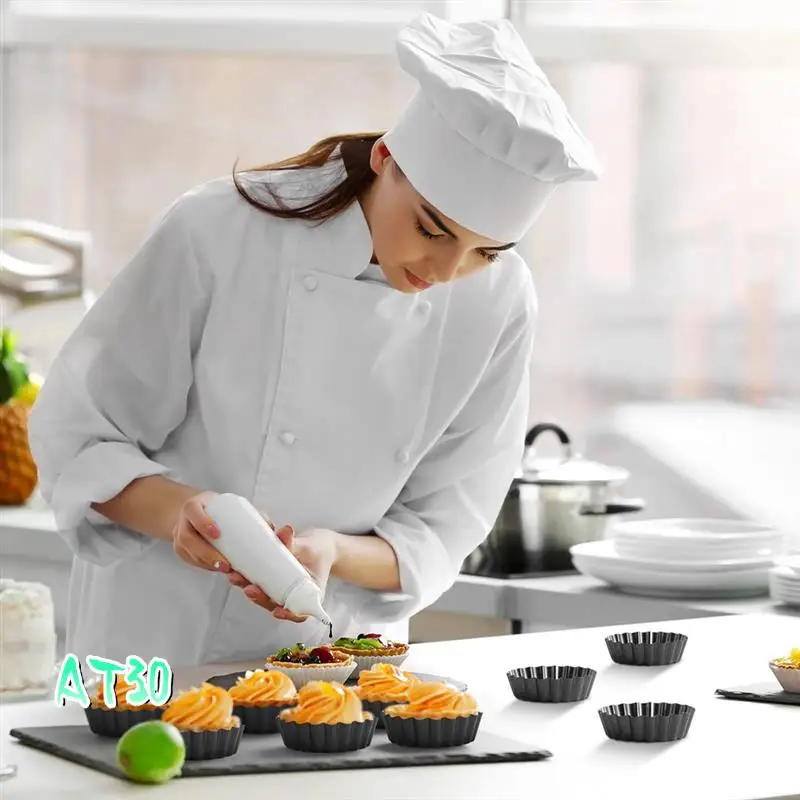 32PCS 3 Inch Mini Tart Pans Egg Tart Mold With Removable Bottom Round Quiche Pan Mini Pie Pans Bakeware Mold-AT30
32PCS 3 Inch Mini Tart Pans Egg Tart Mold With Removable Bottom Round Quiche Pan Mini Pie Pans Bakeware Mold-AT30