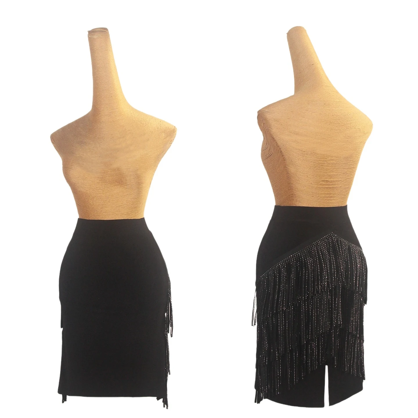 Rhinestone Tassels Black Latin Dance Skirt Women Rumba Samba Dance Performance Clothes Adult Tango Salsa Dance Skirt DNV24775
Rhinestone Tassels Black Latin Dance Skirt Women Rumba Samba Dance Performance Clothes Adult Tango Salsa Dance Skirt DNV24775