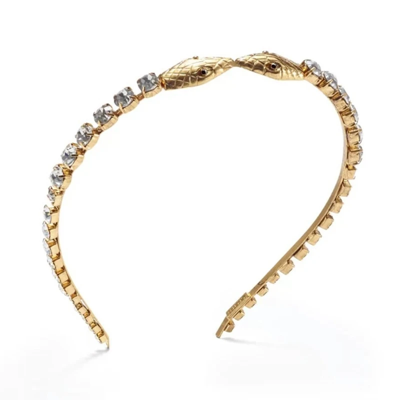 652F Golden Snake Headwear Headband Gothic Party Costume Hair Accessories Hair Hoop Crystal Snake
652F Golden Snake Headwear Headband Gothic Party Costume Hair Accessories Hair Hoop Crystal Snake