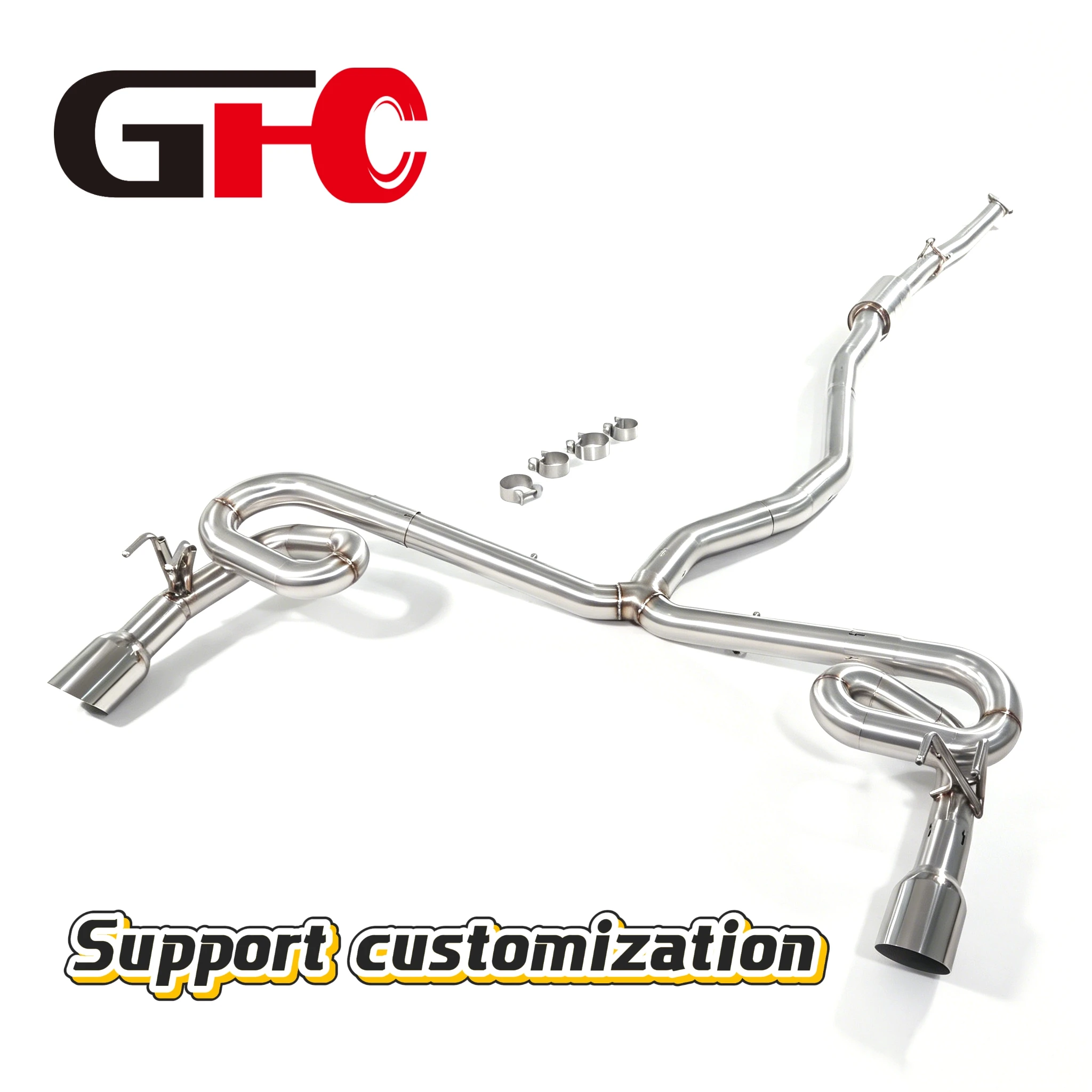 Exhaust Pipe Compatible with Honda Civic SI 1.5T with 304 SUS High-performance Exhaust System,customizable Exhaust tip
Exhaust Pipe Compatible with Honda Civic SI 1.5T with 304 SUS High-performance Exhaust System,customizable Exhaust tip