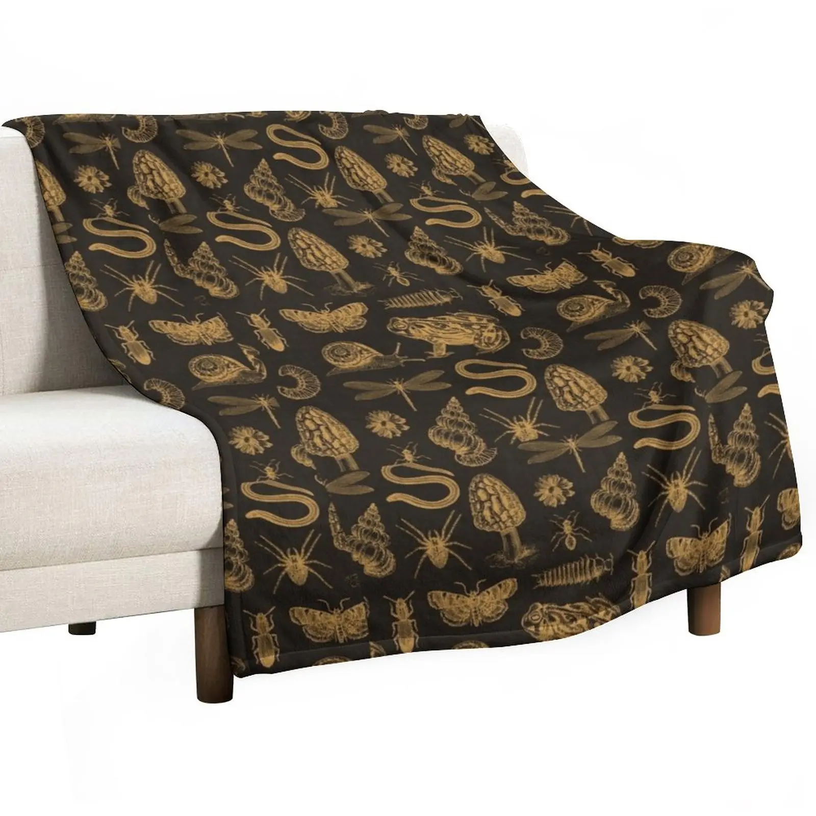 Vintage Biology Collage: Frog, Mushroom, Snail, Moth Design for Insect Enthusiasts and Nature Lovers Throw Blanket Thin Blankets
Vintage Biology Collage: Frog, Mushroom, Snail, Moth Design for Insect Enthusiasts and Nature Lovers Throw Blanket Thin Blankets