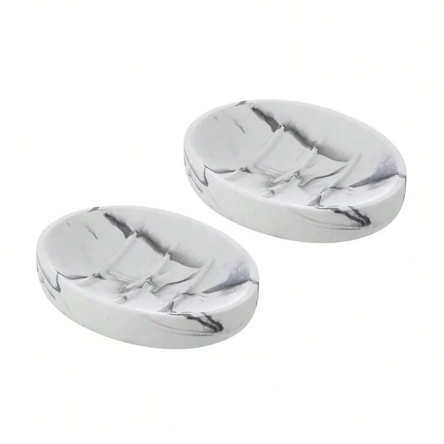 2 Pack Resin Soap Dish, Marble Look Soap Holder Shower Soap Dishes For Bar Soap, Bar Soap Holder Soap Tray Soap Saver For Showe
2 Pack Resin Soap Dish, Marble Look Soap Holder Shower Soap Dishes For Bar Soap, Bar Soap Holder Soap Tray Soap Saver For Showe