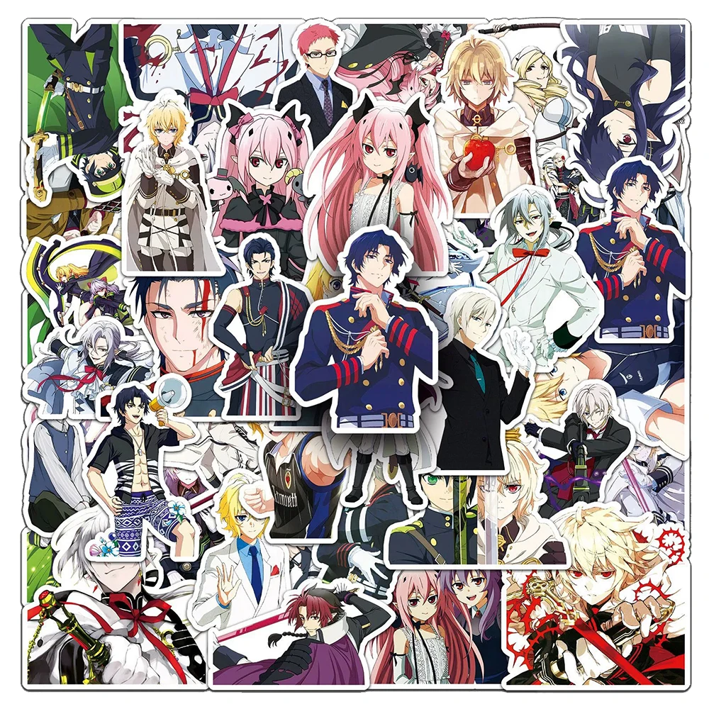 10/30/50pcs Cool Seraph of The End Cartoon Stickers Classic Anime Decals DIY Laptop Diary Journal Manga Yuichiro Hyakuya Sticker
10/30/50pcs Cool Seraph of The End Cartoon Stickers Classic Anime Decals DIY Laptop Diary Journal Manga Yuichiro Hyakuya Sticker