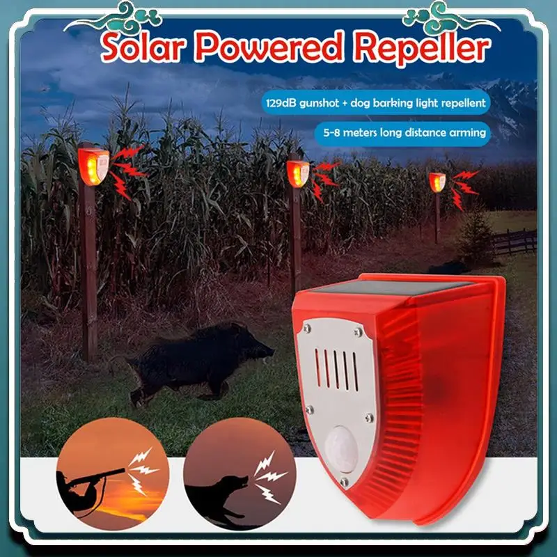 Premium Alarm Animal Repellent Anti Wild Boar Drive Professional Alarm Anti-Theft Flashing Remote Control Siren Sensor Alarm
Premium Alarm Animal Repellent Anti Wild Boar Drive Professional Alarm Anti-Theft Flashing Remote Control Siren Sensor Alarm