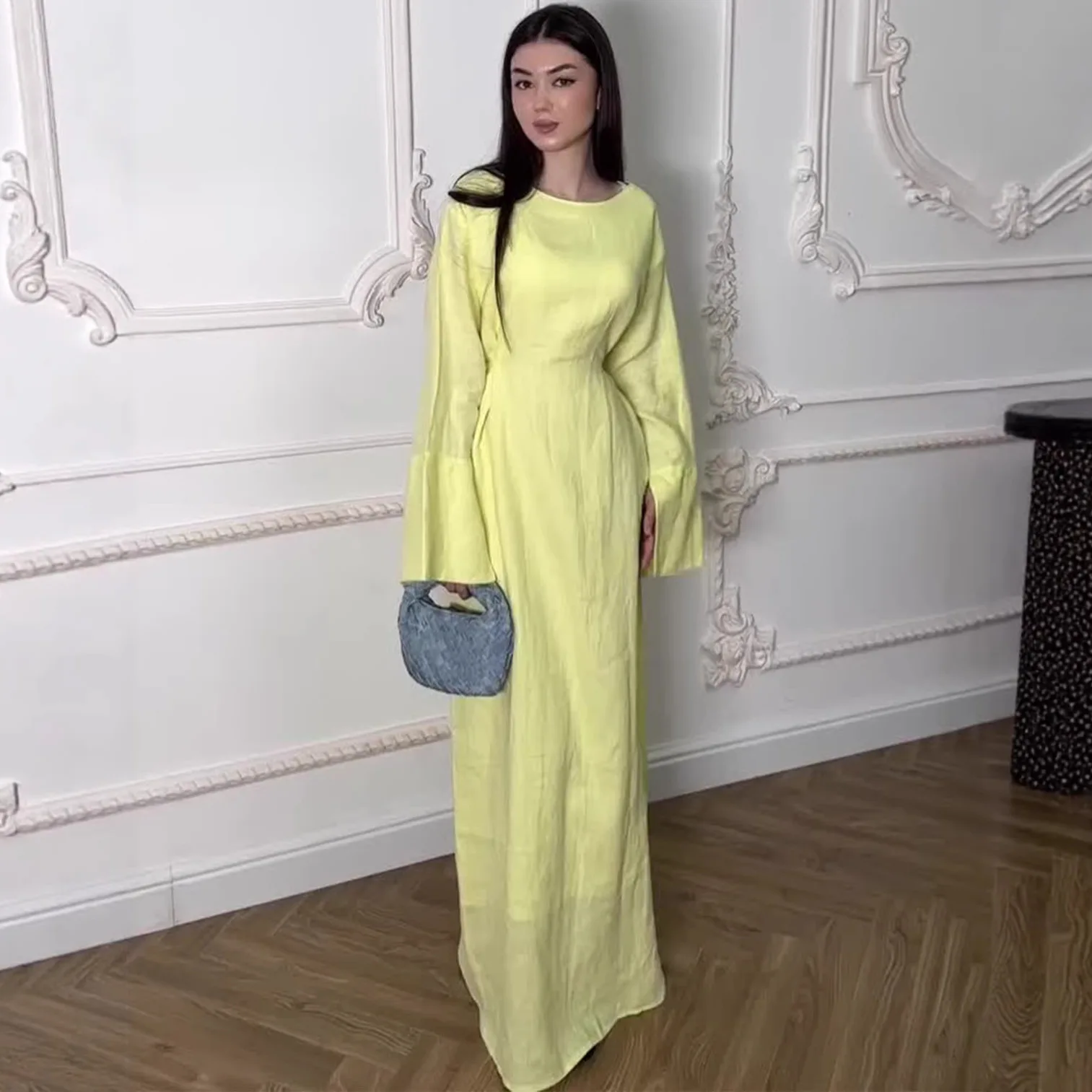 Eid Dress Women Kaftan Jalabiya Muslim Abaya Party Dresses Flare Sleeve Morocco Dubai Abayas Islam Vestidos Ramadan Long Robe
Eid Dress Women Kaftan Jalabiya Muslim Abaya Party Dresses Flare Sleeve Morocco Dubai Abayas Islam Vestidos Ramadan Long Robe