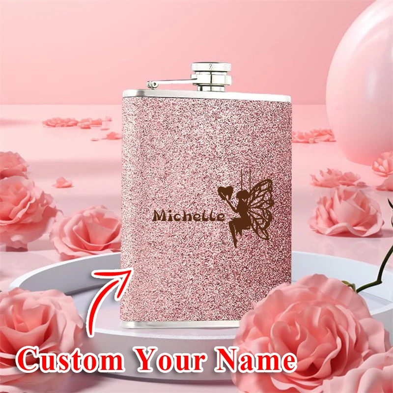 Customized Name 8oz Stainless Steel Liquor Bottle Flash PU Hip Flask Metal Wine Pot Leakproof Portable Flagon Pocket Drinker DIY
Customized Name 8oz Stainless Steel Liquor Bottle Flash PU Hip Flask Metal Wine Pot Leakproof Portable Flagon Pocket Drinker DIY