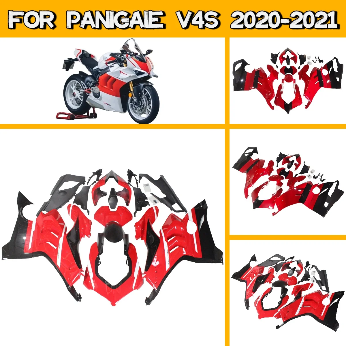 Индивидуальные окрашенные обтекатели для Ducati Panigale V4S 2020-2021: Полный комплект пластиковых деталей кузова, накладки, обвесы (20-21 Panigale V4S)
Индивидуальные окрашенные обтекатели для Ducati Panigale V4S 2020-2021: Полный комплект пластиковых деталей кузова, накладки, обвесы (20-21 Panigale V4S)