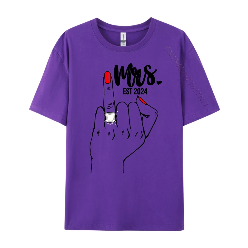 Mrs. Est. Just Married Wife Wedding Finger Ring Bride T Shirt Designer Clothes Men Birthday Designer Winter Men's Clothing
Mrs. Est. Just Married Wife Wedding Finger Ring Bride T Shirt Designer Clothes Men Birthday Designer Winter Men's Clothing