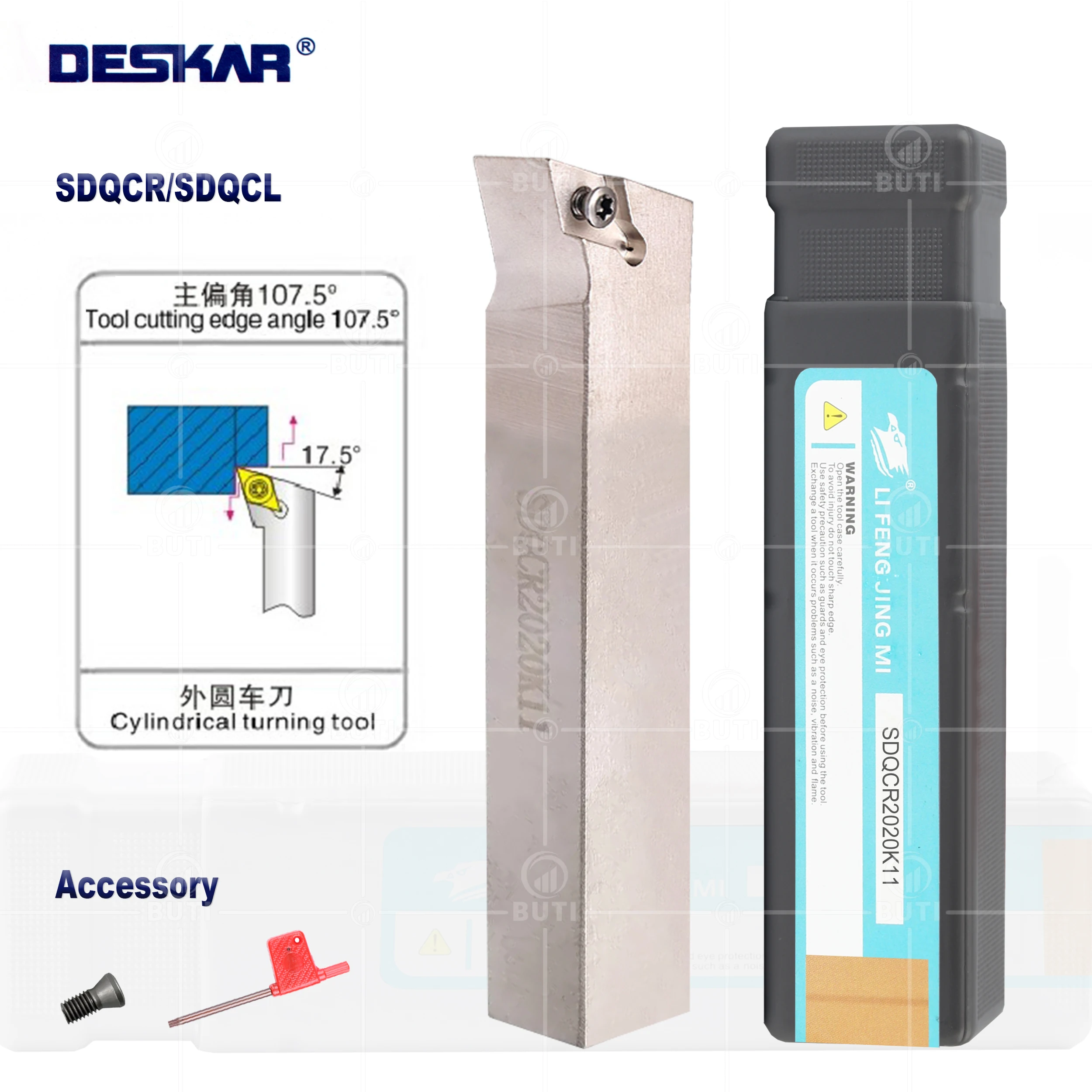 DESKAR 100% оригинальный SDQCR/SDQCL1010/1212/1616/2020/2525 токарный станок с ЧПУ белый держатель внешних токарных инструментов для твердосплавных лезвий DCMT
DESKAR 100% оригинальный SDQCR/SDQCL1010/1212/1616/2020/2525 токарный станок с ЧПУ белый держатель внешних токарных инструментов для твердосплавных лезвий DCMT