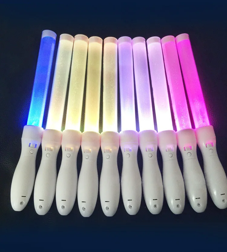 Fluorescent Glow Stick OEM custom LOGO cheering penlight illuminated LED light stick for night club party festival events
Fluorescent Glow Stick OEM custom LOGO cheering penlight illuminated LED light stick for night club party festival events