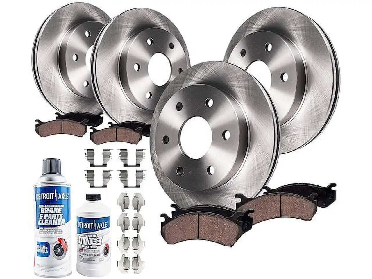 Front and Rear Brake Pad and Rotor Kit - Compatible with 2014 - 2018 GMC Sierra 1500 2015 2016 2017
Front and Rear Brake Pad and Rotor Kit - Compatible with 2014 - 2018 GMC Sierra 1500 2015 2016 2017