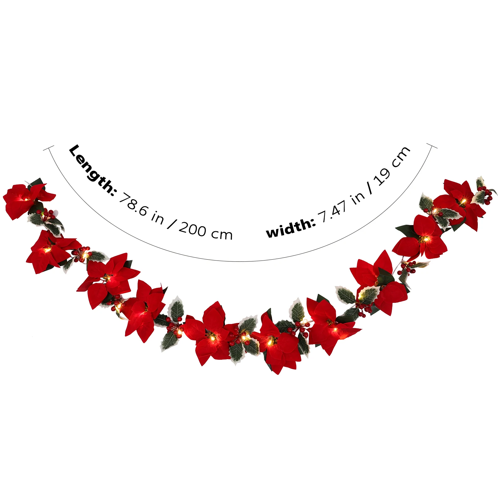 Red Flowers Wreath Light Lamp String Decorative Adornment Door Hanging Artificial Christmas Tree Outdoor Reusable Friendly
Red Flowers Wreath Light Lamp String Decorative Adornment Door Hanging Artificial Christmas Tree Outdoor Reusable Friendly