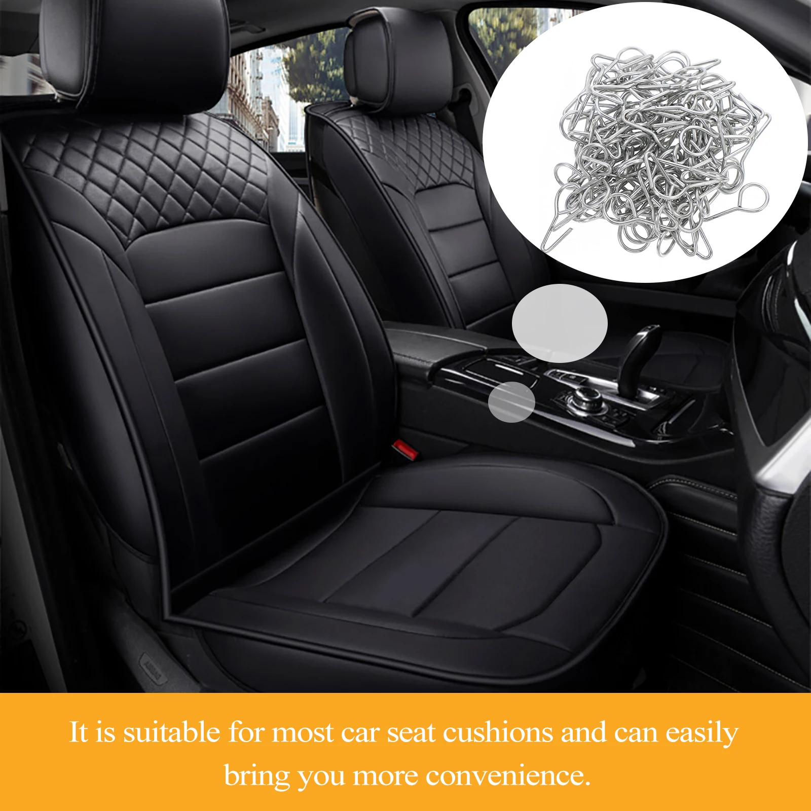100 Pcs Hook Car Cushion Interior Accessories Auto Seat Cover Fastener Attachment Hooks Silver Automotive Child
100 Pcs Hook Car Cushion Interior Accessories Auto Seat Cover Fastener Attachment Hooks Silver Automotive Child