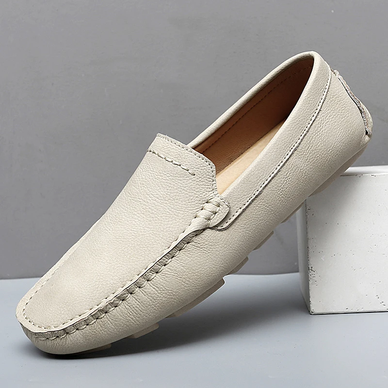Genuine Leather Men Casual Shoes Luxury Brand Summer Mens Loafers Moccasins Man Breathable Slip on Driving Shoes Plus Size 39-47
Genuine Leather Men Casual Shoes Luxury Brand Summer Mens Loafers Moccasins Man Breathable Slip on Driving Shoes Plus Size 39-47