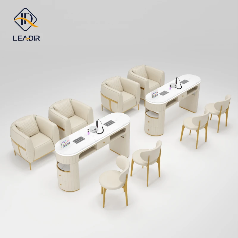 Modern Light White Salon Furniture Equipment Beauty Lash Manicure Table Salon Nail Table and Chair Stool Set
Modern Light White Salon Furniture Equipment Beauty Lash Manicure Table Salon Nail Table and Chair Stool Set
