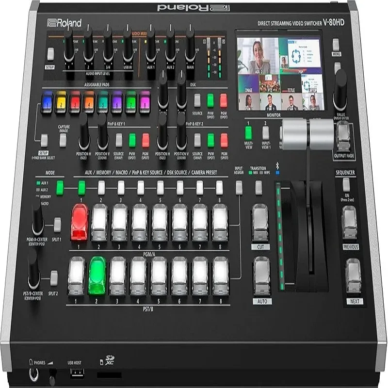 BRAND NEW Roland Professional V-80HD Switching for Live Events, Web Streaming, and Studio Production
BRAND NEW Roland Professional V-80HD Switching for Live Events, Web Streaming, and Studio Production