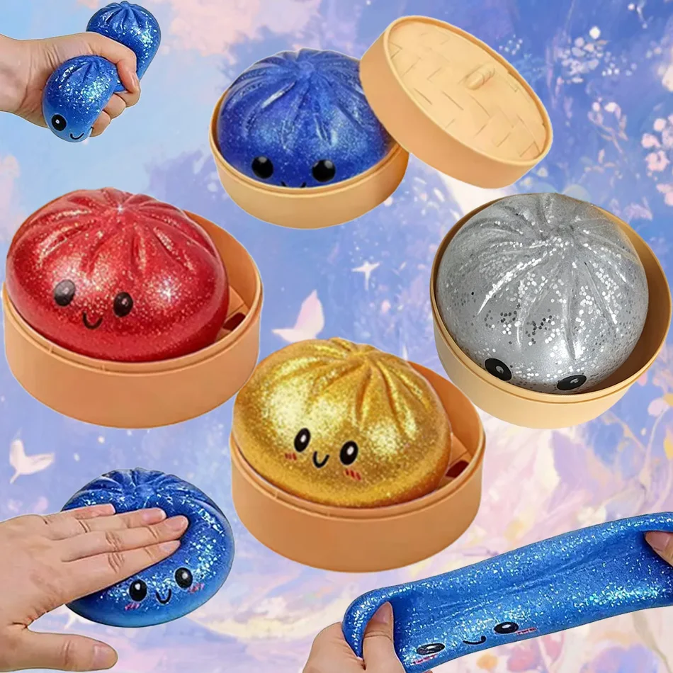 Dumpling Shaped Buns dumpling squishies Toy Stress Relief Balls Squeeze Dough Stress Balls for Kids And Adults
Dumpling Shaped Buns dumpling squishies Toy Stress Relief Balls Squeeze Dough Stress Balls for Kids And Adults