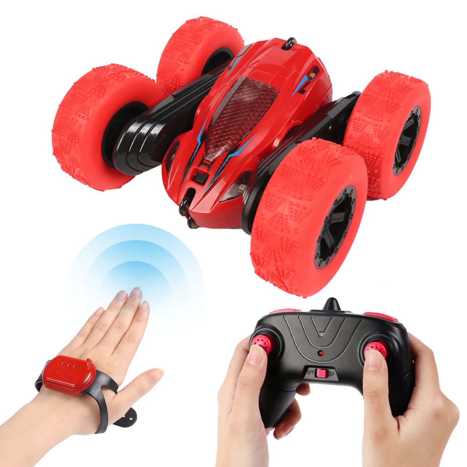 RC Stunt Car for Kids Double Sided 2.4GHz 4WD Remote Control Stunt Car 360° Stunt Roll Vehicles with Light Double Sided Car
RC Stunt Car for Kids Double Sided 2.4GHz 4WD Remote Control Stunt Car 360° Stunt Roll Vehicles with Light Double Sided Car