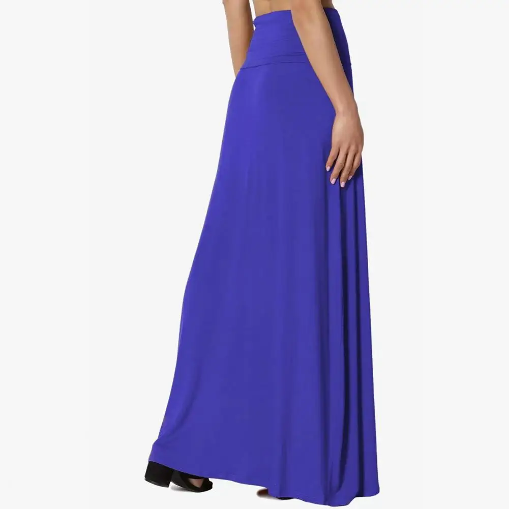 Long Skirt Elegant High-waist Maxi Skirt for Women Solid Color Ankle Length Skirt for Home Casual Evening Vacation Wear Soft
Long Skirt Elegant High-waist Maxi Skirt for Women Solid Color Ankle Length Skirt for Home Casual Evening Vacation Wear Soft