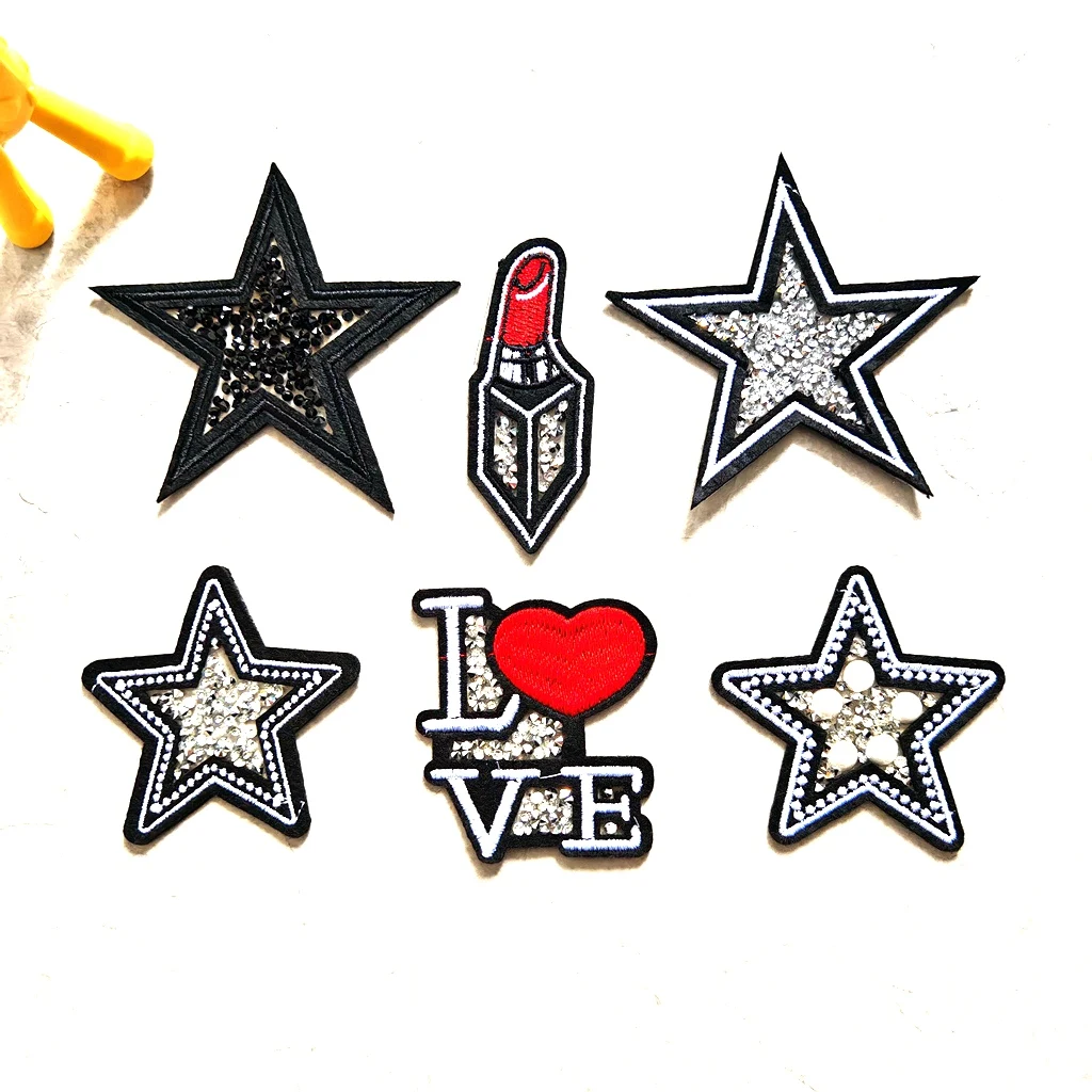 6pcs a set Letter Embroidery Patches Iron On diamond Patch star Patch Embroidered Patch iron On beaded Patches For Clothing Diy
6pcs a set Letter Embroidery Patches Iron On diamond Patch star Patch Embroidered Patch iron On beaded Patches For Clothing Diy