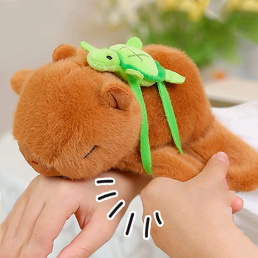 Simulation Capybara Slap Bracelet Soft Wrist Style Plush Doll Slap Bracelet Cute Cartoon Rodent Capybara Plush Wrist Band
Simulation Capybara Slap Bracelet Soft Wrist Style Plush Doll Slap Bracelet Cute Cartoon Rodent Capybara Plush Wrist Band