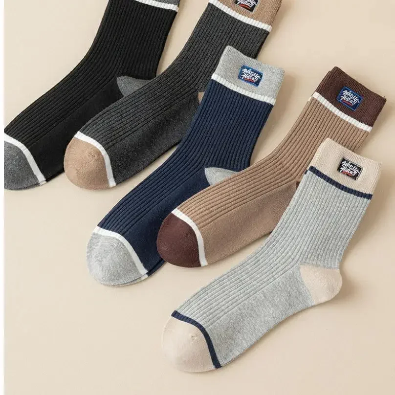 5 Pairs Mens Socks Cotton Business Luokou Men Socks Medium Cylinder Sweat-absorbing Odor Anti-odor Sports Socks Breathable Socks
5 Pairs Mens Socks Cotton Business Luokou Men Socks Medium Cylinder Sweat-absorbing Odor Anti-odor Sports Socks Breathable Socks