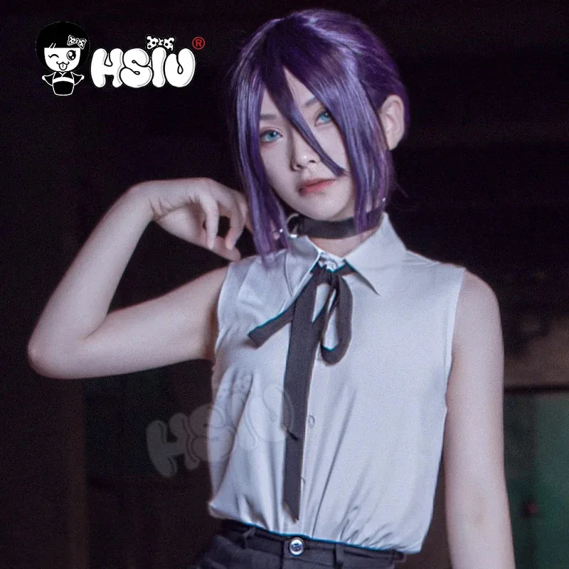 Reze cosplay Wig Anime Chainsaw Man Cosplay HSIU Black and purple short hair +Free wig cap
Reze cosplay Wig Anime Chainsaw Man Cosplay HSIU Black and purple short hair +Free wig cap
